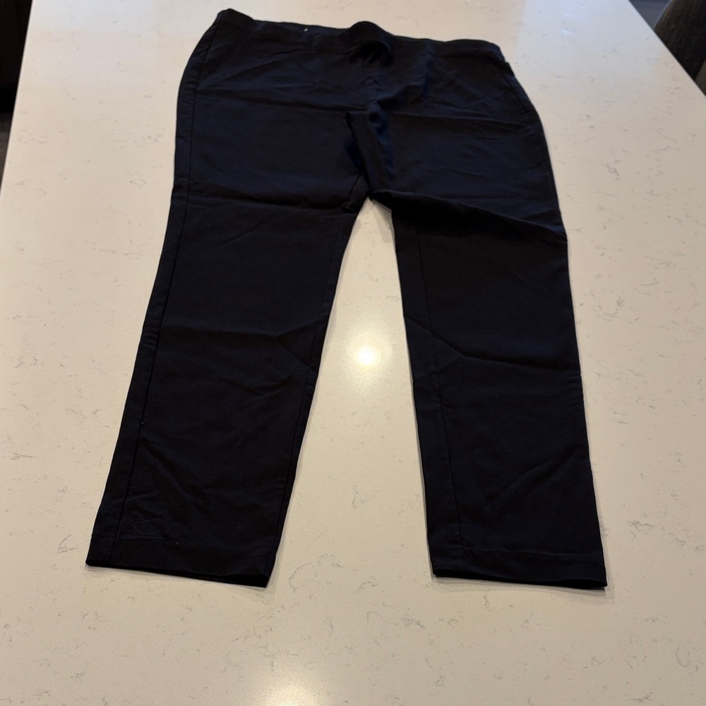 Michael Kors Womens Dark Navy Chinos